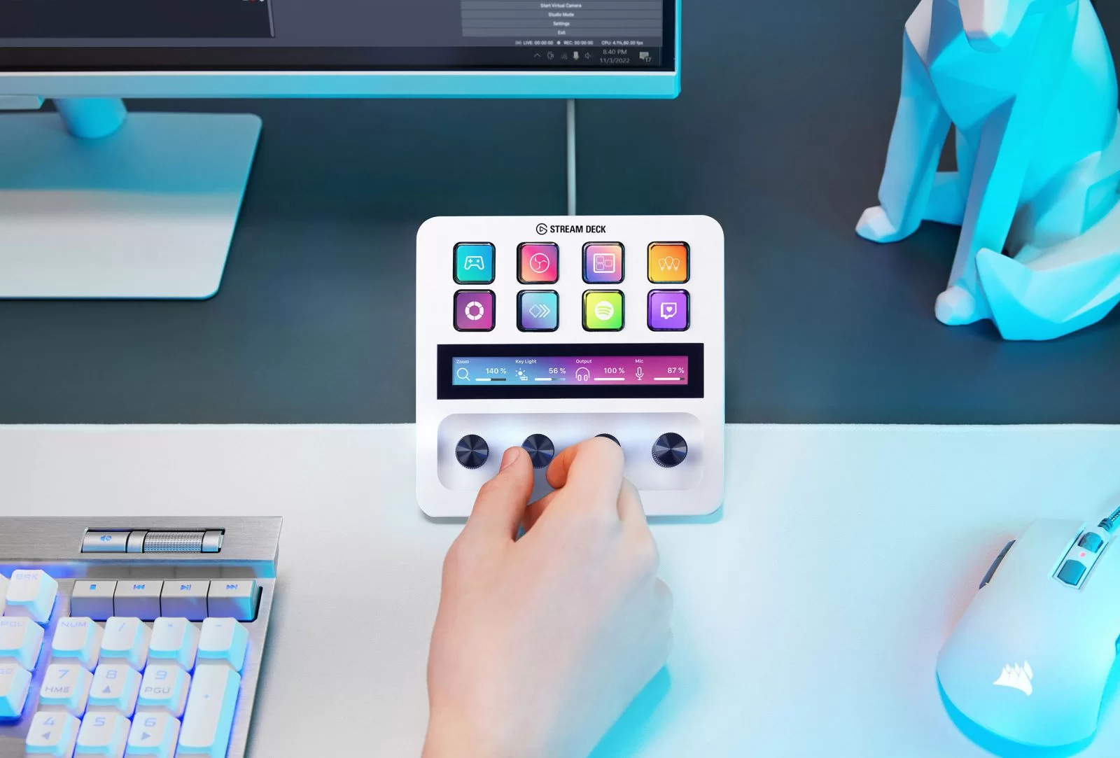 Hợp Thành Thịnh - Thiết bị Stream Elgato Stream Deck+ White (10GBD9911)