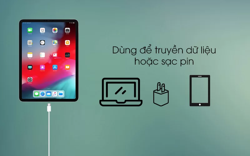 Cáp Type-C - Type-C 1 m Apple MUF72 Trắng dùng để sạc và chép dữ liệu