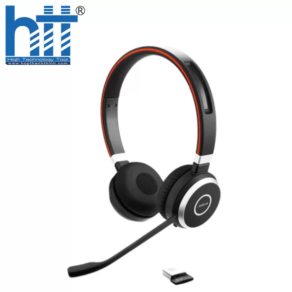 HỢP THÀNH THỊNH - Tai nghe call center Jabra Evolve 65 SE Link 380a MS Stereo