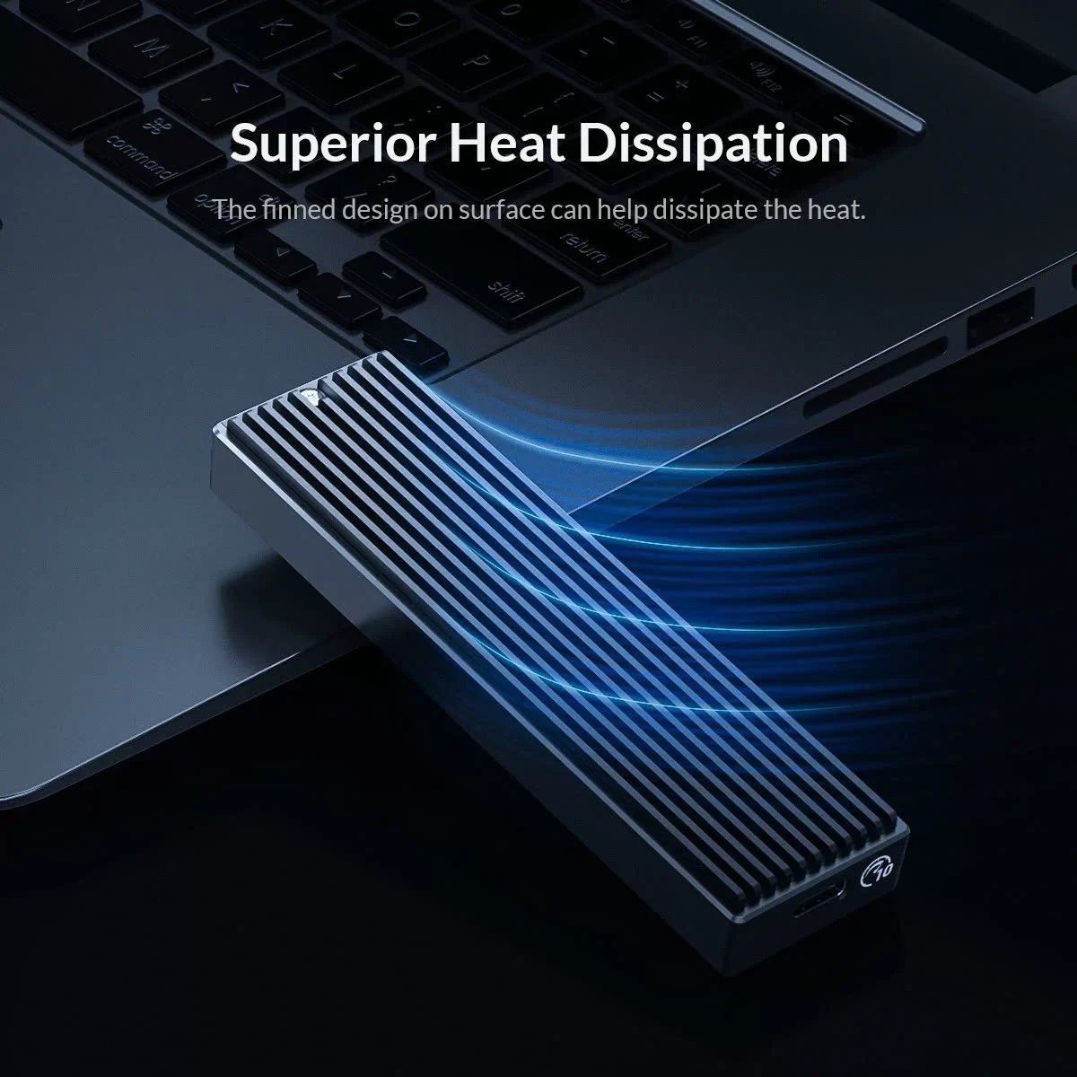 HTT - HỘP ĐỰNG Ổ CỨNG SSD NVME M2 SATA ORICO M2PV-C3-BK