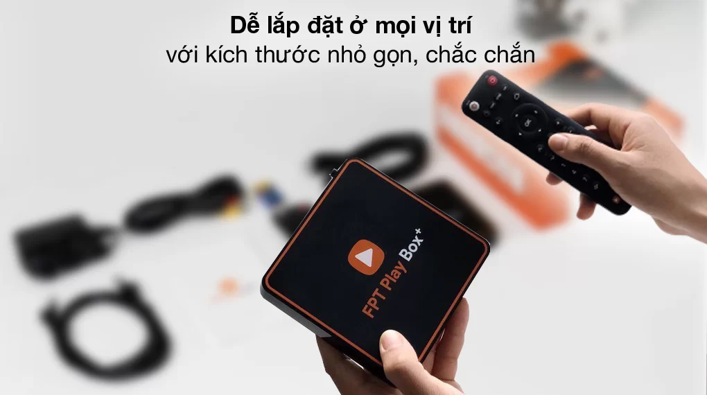 Nhỏ gọn - TV Box FPT Play Box+ T550