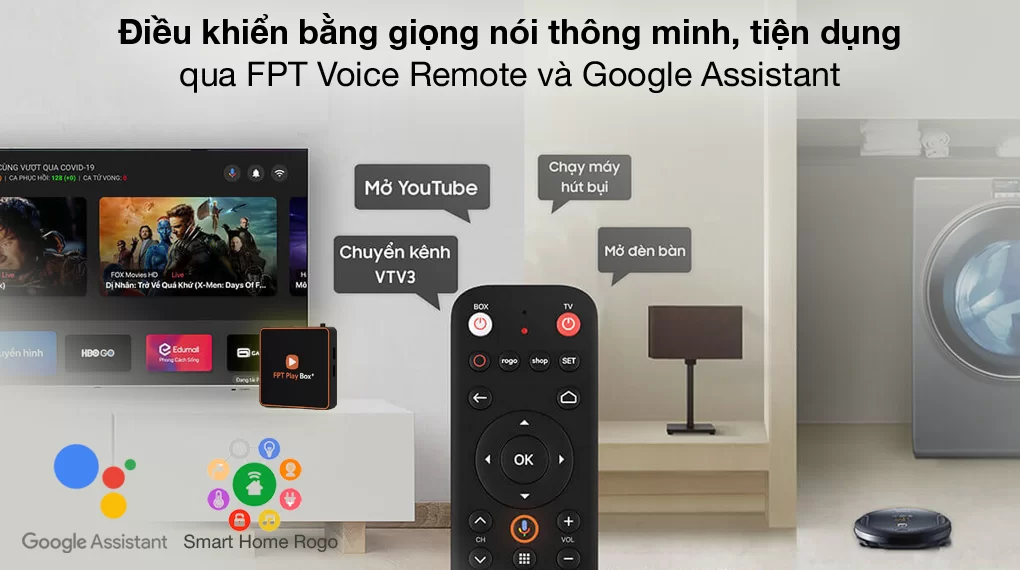 Điều khiển thông minh - TV Box FPT Play Box+ T550