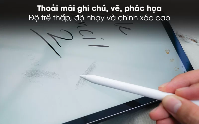 Bút cảm ứng Apple Pencil Gen 2 -  Cảm ứng lực nhấn