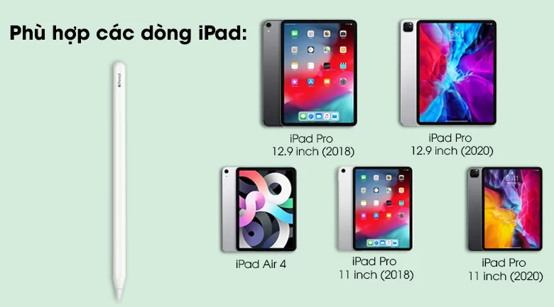 Bút cảm ứng Apple Pencil Gen 2 - Phù hợp các dòng iPad