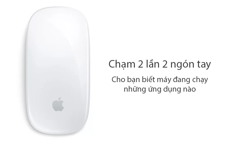 Chuột Bluetooth Apple MLA02 - Mở chế độ bird’s-eye