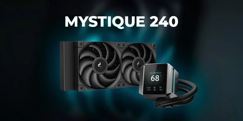 Hợp Thành Thịnh - Tản nhiệt nước AIO (All-in-One) Deepcool Mystique 240