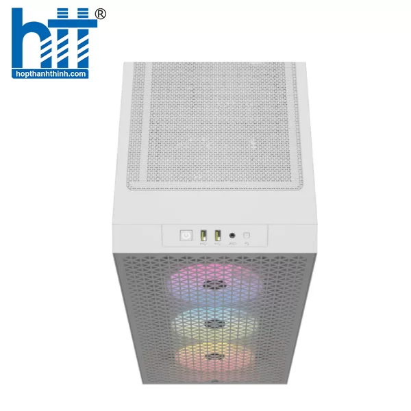 Hợp Thành Thịnh - Vỏ máy tính Corsair 3000D Airflow Mid Tower TG White