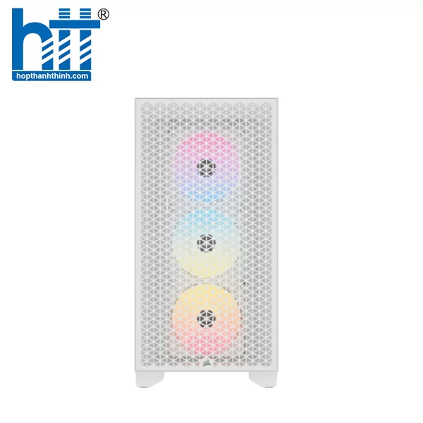 Hợp Thành Thịnh - Vỏ máy tính Corsair 3000D Airflow Mid Tower TG White