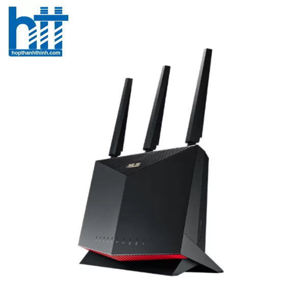 HTT - Bộ phát wifi 6 Asus RT-AX86U Pro (Chuẩn AX/ AX5700Mbps/ 3 Ăng-ten ngoài/ Wifi Mesh/ Dưới 80 User)