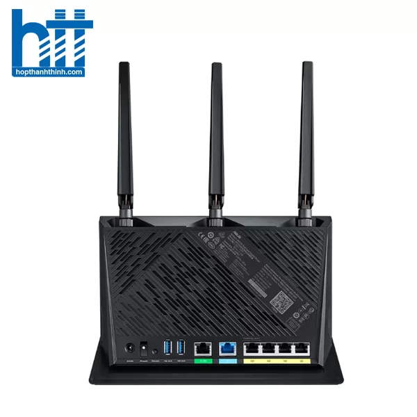 HTT - Bộ phát wifi 6 Asus RT-AX86U Pro (Chuẩn AX/ AX5700Mbps/ 3 Ăng-ten ngoài/ Wifi Mesh/ Dưới 80 User)