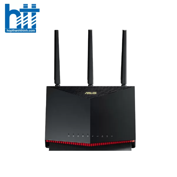 HTT - Bộ phát wifi 6 Asus RT-AX86U Pro (Chuẩn AX/ AX5700Mbps/ 3 Ăng-ten ngoài/ Wifi Mesh/ Dưới 80 User)