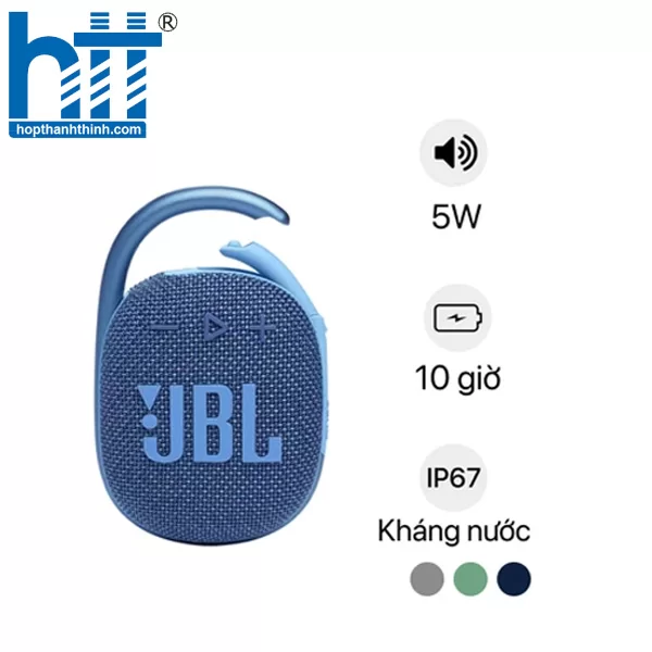Hợp Thành Thịnh - Loa JBL Clip 4 Eco Blue