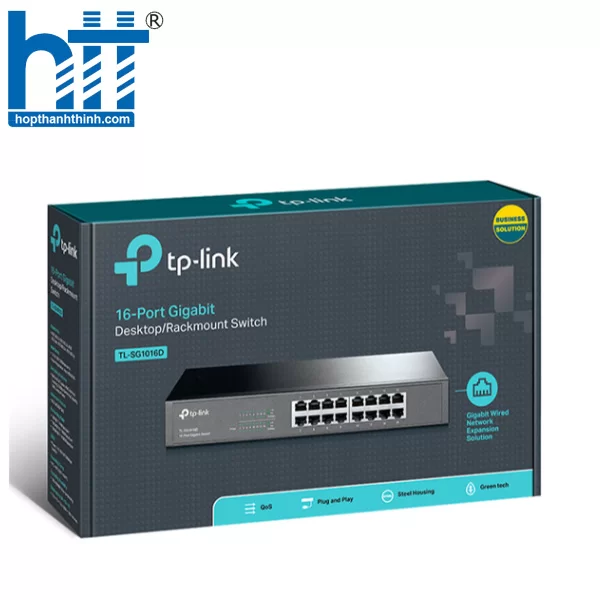 Hợp Thành Thịnh - Switch TP-Link TL-SG1016 (Gigabit (1000Mbps)/ 16 Cổng/ Vỏ Thép)