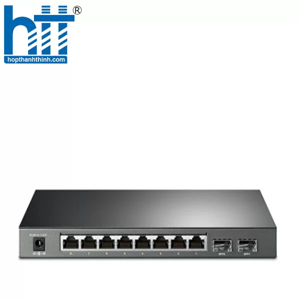 HTT - Switch TP-Link JetStream TL-SG2210P (Gigabit (1000Mbps)/ 10 Cổng/ 2 SFP/ Smart Switch/ 8 cổng PoE/ Vỏ Thép)