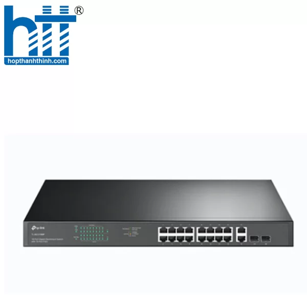 HTT - Switch TP-Link TL-SG1218MP (Gigabit (1000Mbps)/ 20 Cổng/ 4 SFP/ 16 cổng PoE/ Vỏ Thép)