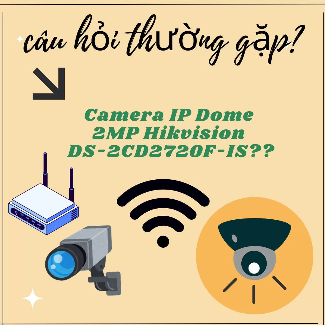 HỢP THÀNH THỊNH - Camera IP Dome 2MP Hikvision DS-2CD2720F-IS