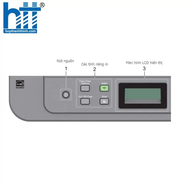 HỢP THÀNH THỊNH - Máy in laser đen trắng Brother Đa chức năng DCP-B7535DW