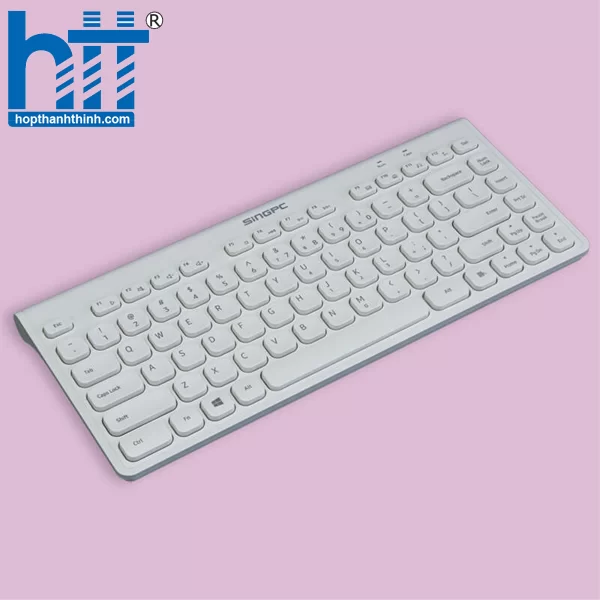 Hợp Thành Thịnh - Bộ bàn phím và chuột không dây SingPC WKB-L264CB Trắng