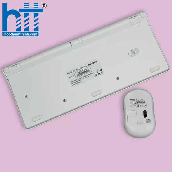 Hợp Thành Thịnh - Bộ bàn phím và chuột không dây SingPC WKB-L264CB Trắng