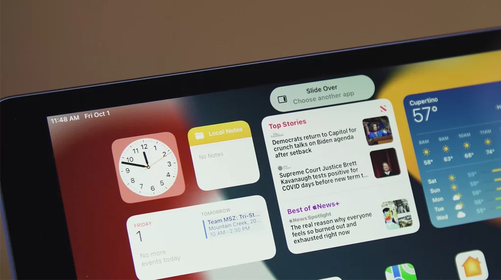Hệ điều hành iPadOS 15 - iPad 9 WiFi Cellular 256GB