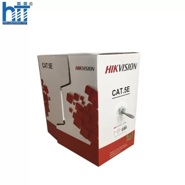 HỢP THÀNH THỊNH - Cáp mạng CAT5 8 Lõi đồng HIKVISION DS-1LN5EU-SC0