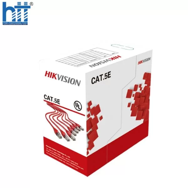 HỢP THÀNH THỊNH - Cáp mạng CAT5 8 Lõi đồng HIKVISION DS-1LN5EU-SC0