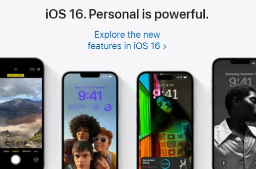 Được trang bị hệ điều hành iOS 16