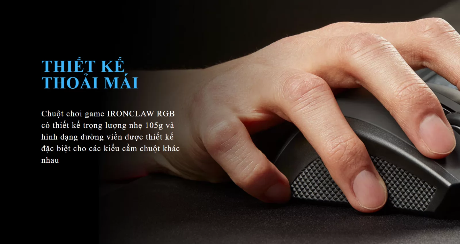 Chuột Corsair Iron claw RGB (CH-9307011-AP) 2
