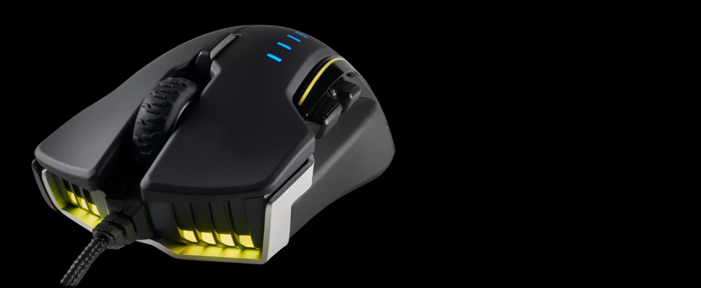 Chuột chơi game Corsair Glaive RGB Black (CH-9302011-AP)  có tính năng memory onborad