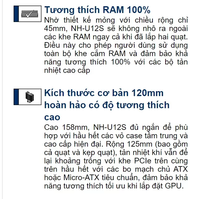 Tản nhiệt khí Noctua NH-U12S Chromax Black