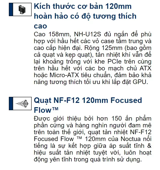 Tản nhiệt khí Noctua NH-U12S Chromax Black