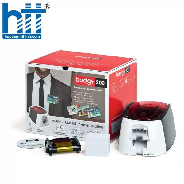 Hợp Thành Thịnh - Máy in thẻ nhựa Evolis Badgy 200