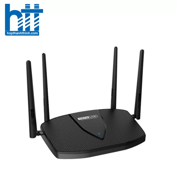 HTT - Bộ phát wifi 6 Totolink X5000R (Chuẩn AX/ AX1800Mbps/ 4 Ăng-ten ngoài/ Wifi Mesh/ 45User)