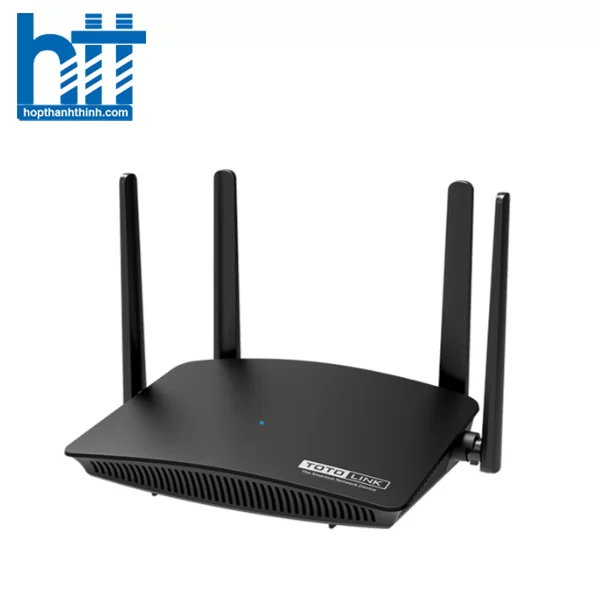HTT - Bộ phát wifi Totolink A720R (Chuẩn AC/ AC1200Mbps/ 4 Ăng-ten ngoài/ 25 User)