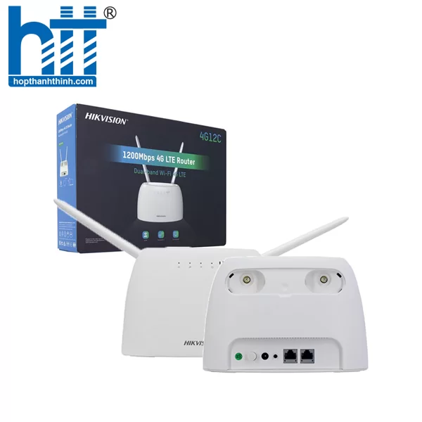 Hợp Thành Thịnh - BỘ PHÁT WIFI 4G HIKVISION DS-3WR4G12C WIRELESS AC1200MBPS