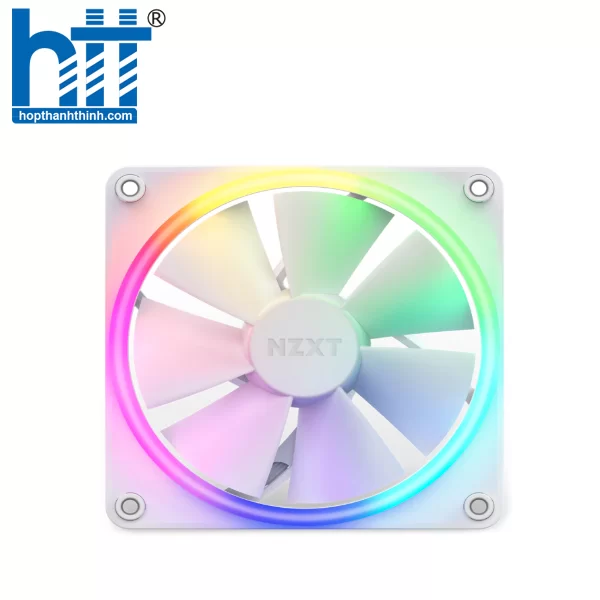 Hơp Thành Thịnh - Fan Case Tản Nhiệt NZXT F140 RGB -140mm RGB White(Single)