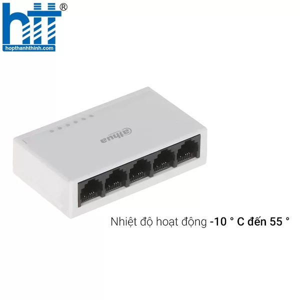 HỢP THÀNH THỊNH - Ethernet Switch 5 port DAHUA DH-PFS3005-5ET-L