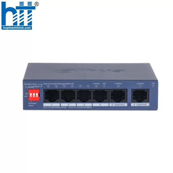 HỢP THÀNH THỊNH - Switch 6 cổng DAHUA DH-CS4006-4ET2GT-36