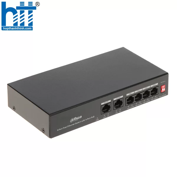 HỢP THÀNH THỊNH - Switch POE 6 cổng tốc độ cao DAHUA DH-PFS3006-4ET-36