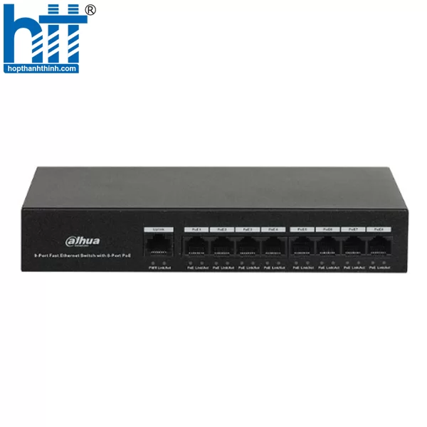 HỢP THÀNH THỊNH - Switch POE 8 cổng DAHUA DH-PFS3009-8ET-65