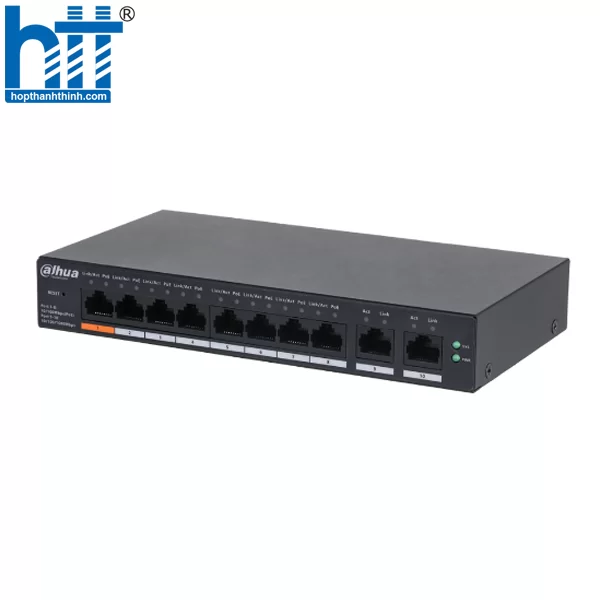 HỢP THÀNH THỊNH - Switch PoE Cloud 10 port DAHUA DH-CS4010-8ET-60