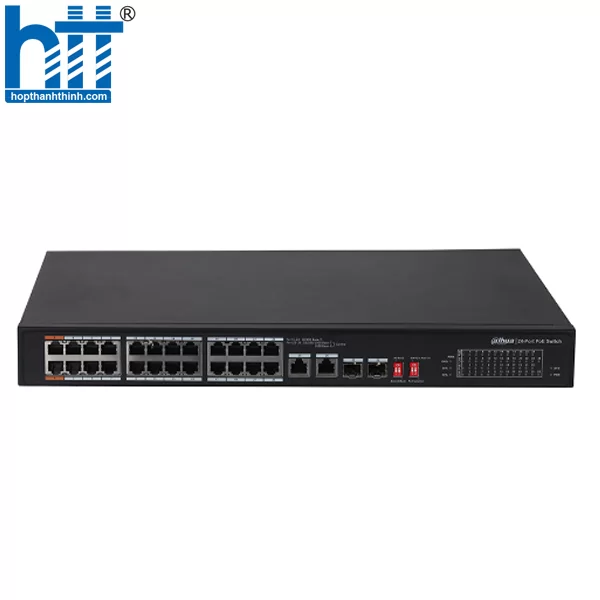HỢP THÀNH THỊNH - Switch PoE 24 cổng DAHUA DH-PFS3226-24ET-240