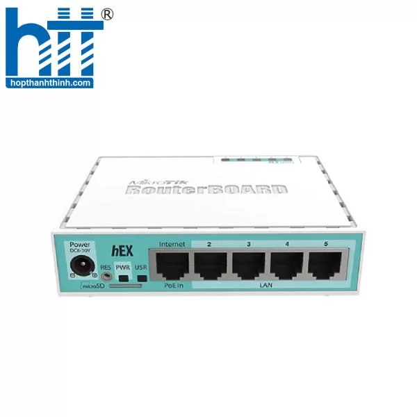 Hợp Thành Thịnh - Router cân bằng tải MikroTik RB750r2 hEX lite