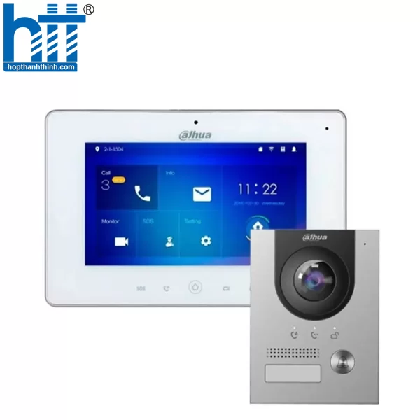 HỢP THÀNH THỊNH - Màn hình chuông cửa IP không dây Dahua DHI-VTH5221DW-S2