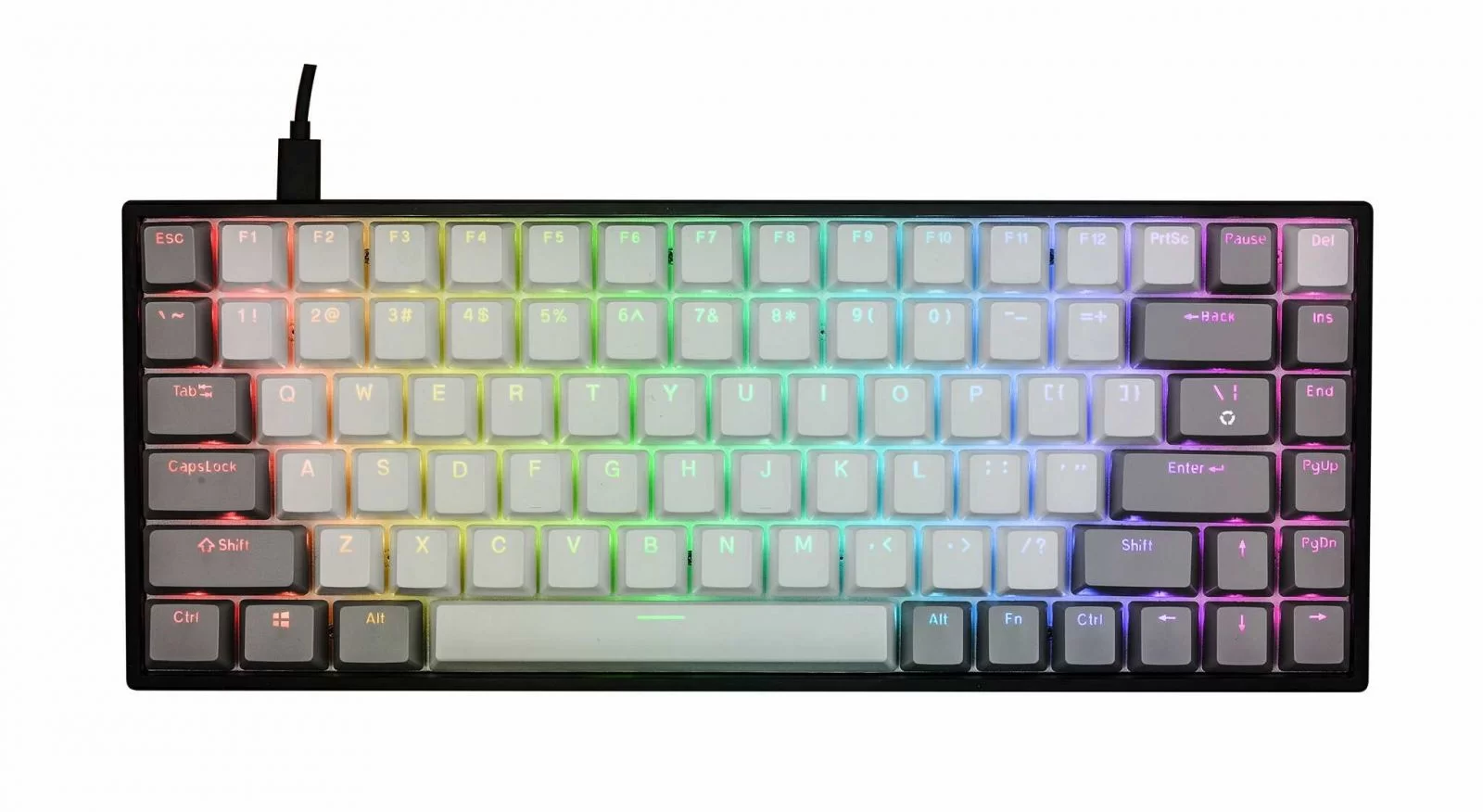Bàn phím cơ Edra EK384 (USB/RGB/Huano Red sw) 1