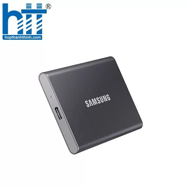 HTT - Ổ cứng gắn ngoài Samsung SSD T7 Portable 1TB ,Màu xám (MU-PC1T0T/WW)