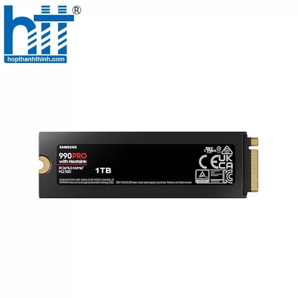 HTT - Ổ cứng SSD Samsung 990 PRO 1TB Heatsink NVMe M.2 SSD (MZ-V9P1T0CW)