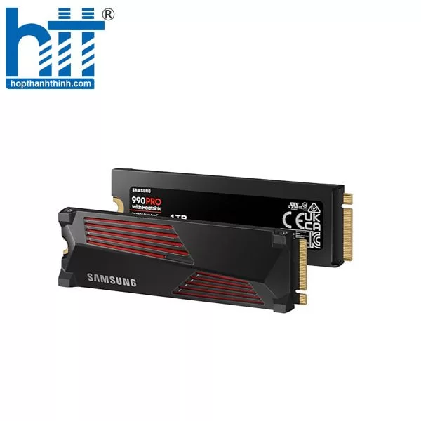 HTT - Ổ cứng SSD Samsung 990 PRO 1TB Heatsink NVMe M.2 SSD (MZ-V9P1T0CW)