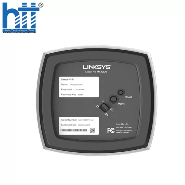 HTT - Bộ phát wifi 6 Linksys Velop MX4200-AH 1-Pack TRI-BAND