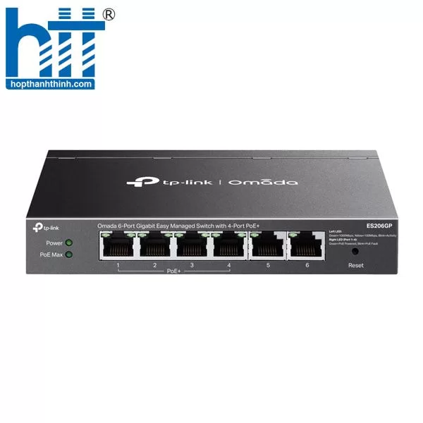 TP-Link Omada ES206GP – Cấp nguồn & dữ liệu 1 dây